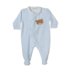 Babygrow laminado Teddy Bear azul da Baby Gi 1