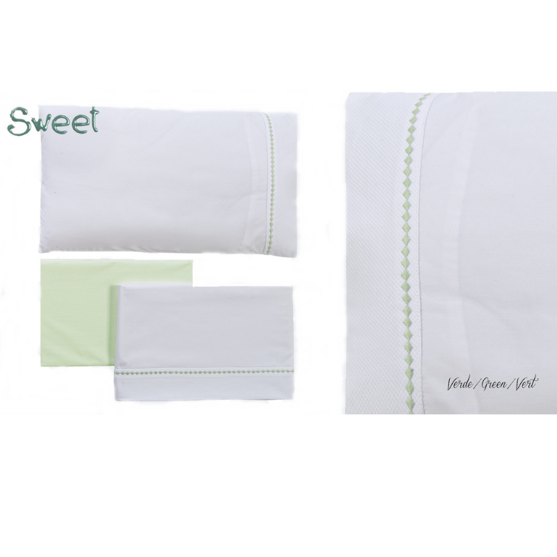 Conjunto de lençóis para cama bebé Sweet da Pim Pam Pum