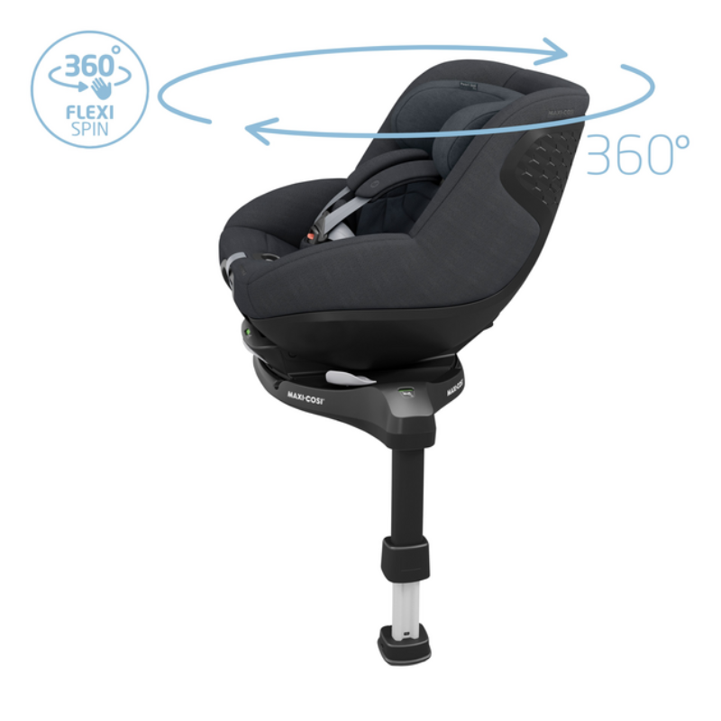 Cadeira auto i-Size Parl 360º Pro Authentic Graphite da Maxi Cosi