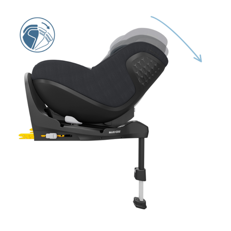 Cadeira auto i-Size Parl 360º Pro Authentic Graphite da Maxi Cosi 6