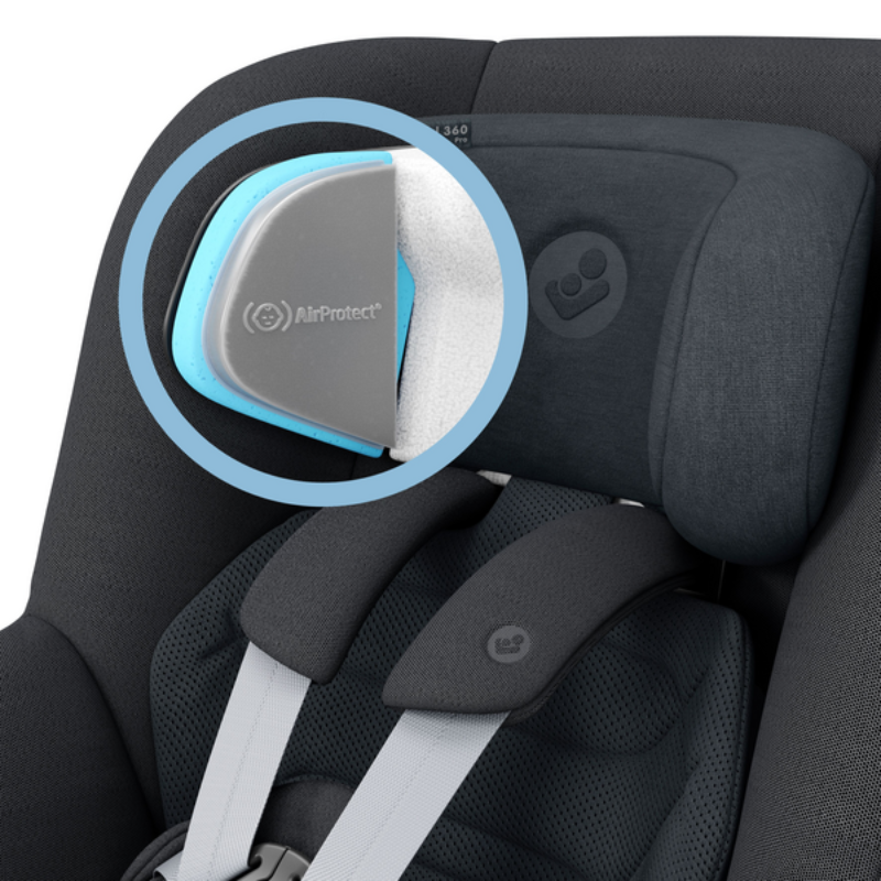 Cadeira auto i-Size Parl 360º Pro Authentic Graphite da Maxi Cosi 10