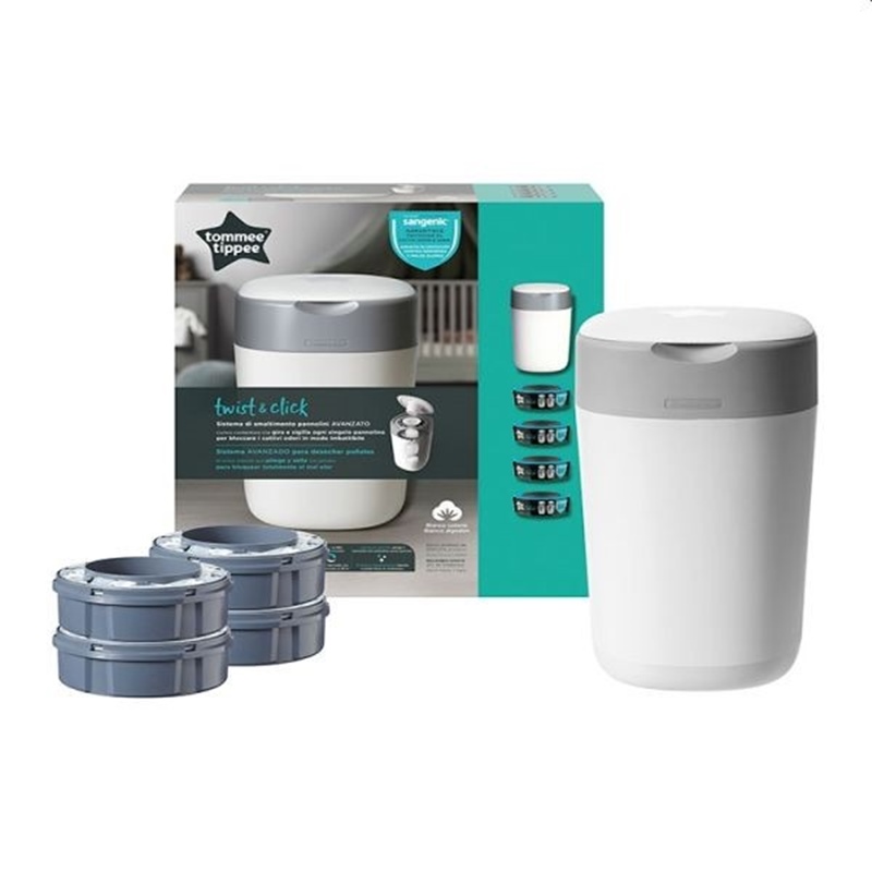 Contentor +4 recargas click & Twist Sangenic da Tommee Tippee