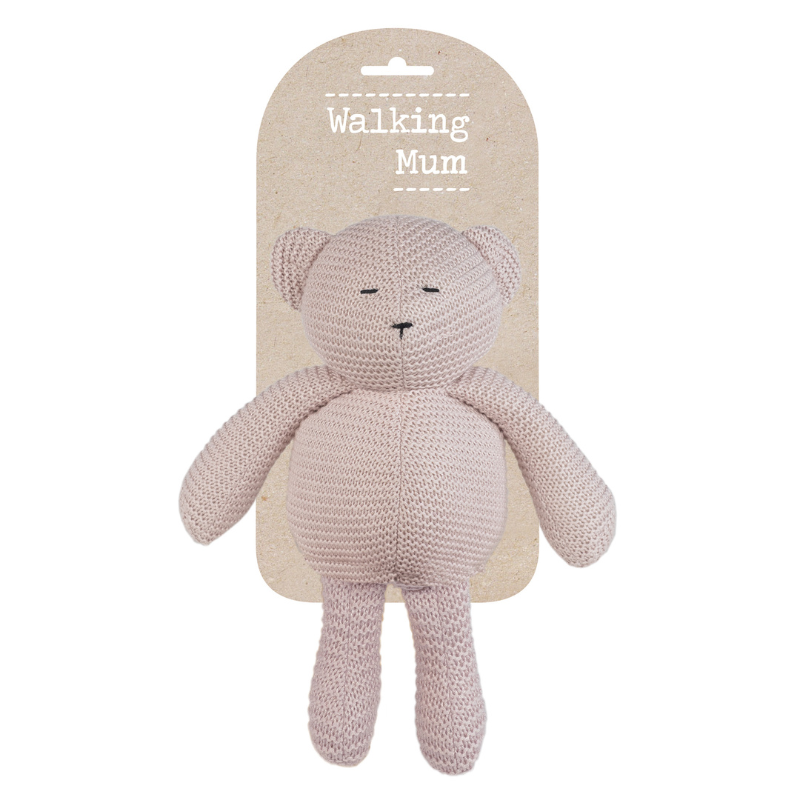 Urso de Mallha Rosa da Walking Mum 1