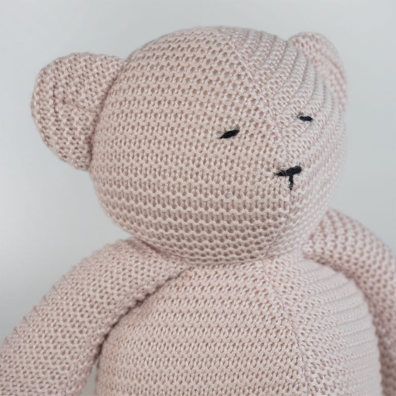 Urso de Mallha Rosa da Walking Mum 5