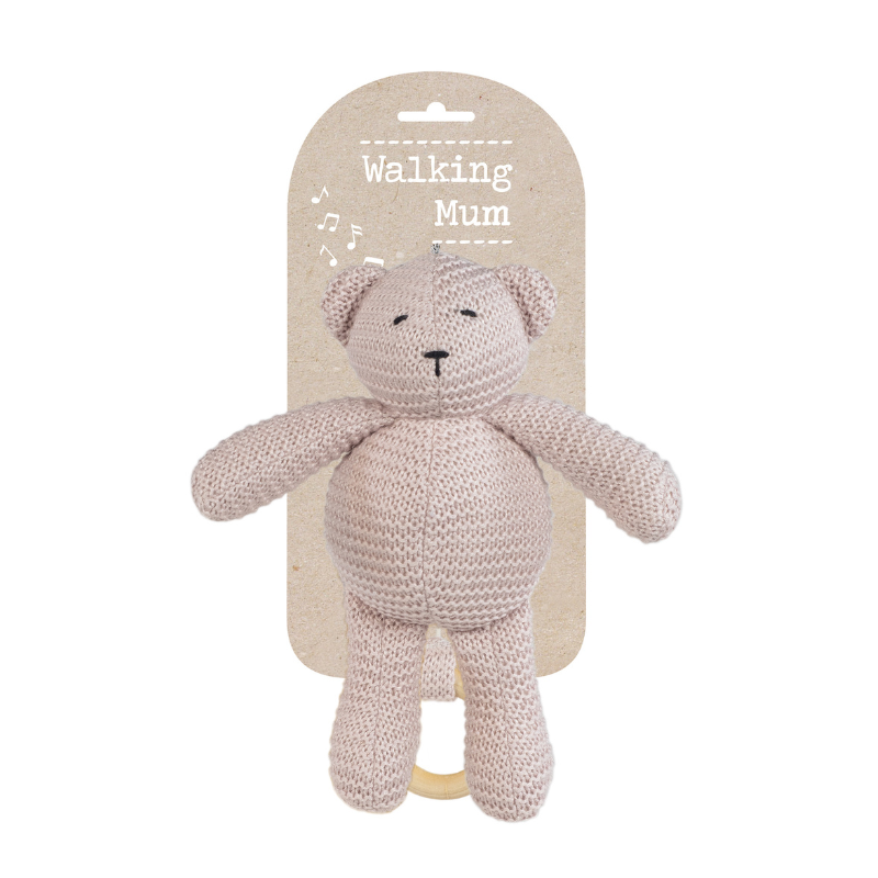 Musical Urso de Malha Rosa da Walking Mum 1