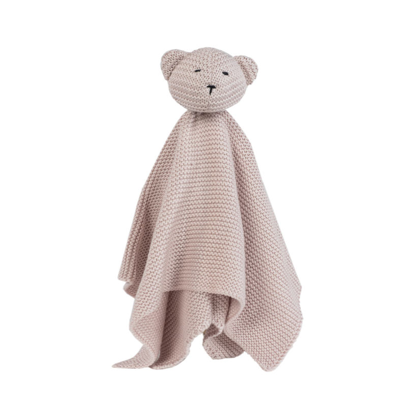 Doudou Urso de Malha Rosa da Walking Mum 2