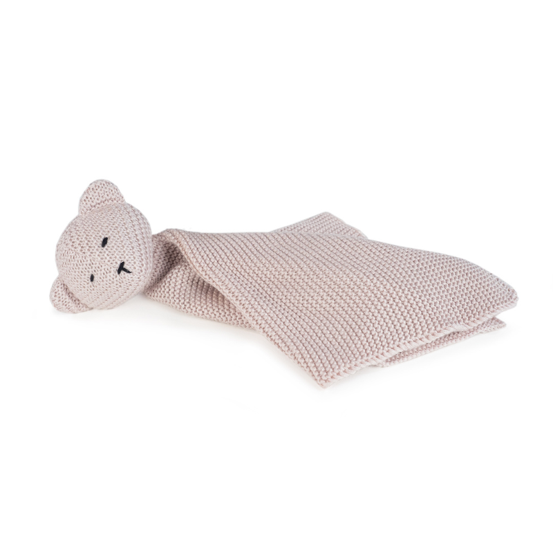 Doudou Urso de Malha Rosa da Walking Mum 4