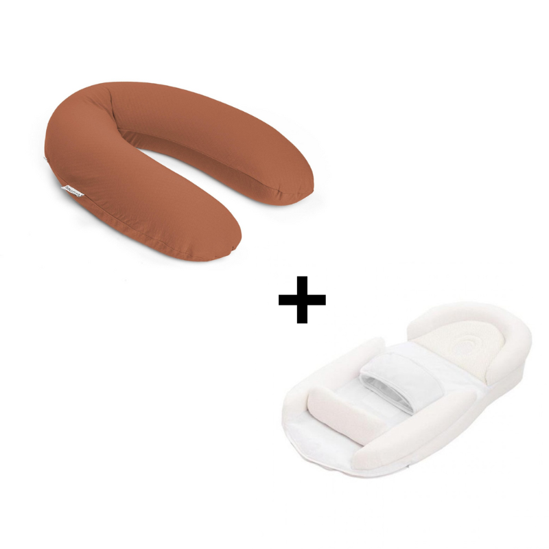  Almofada buddy Terracota e ninho supreme sleep plus da Doomoo 