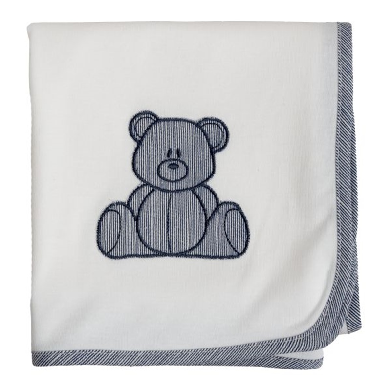 Fralda de algodão pérola com urso do tema Teddy Bear da Baby Gi 1