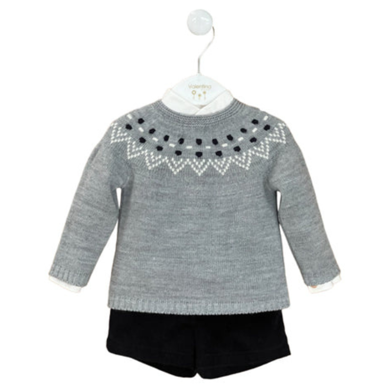 Conjunto Gris da Valentina