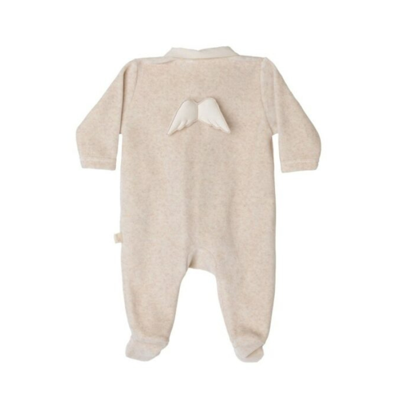 Babygrow Algodão Laminado Bege Angel Da Baby Gi 2