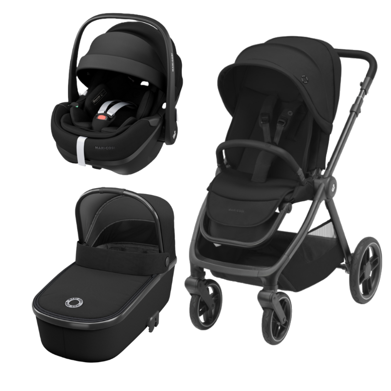 Oxford, Pebble 360º Pro e Oria Essential Black da Maxi Cosi