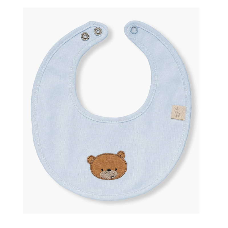 Babete Little Bear Azul da Baby Gi 1