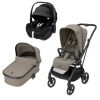 Leona Luxe, Pebble 360º Pro e Oria Luxe Twillic Truffle/Essential Black da Maxi Cosi