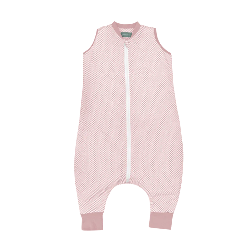 Saco de dormir com  pés TOG 1 vichy rosa da Molis&Co 1