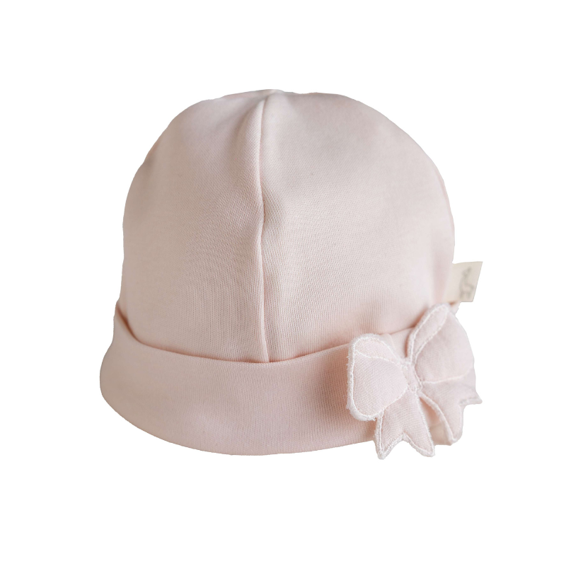 Gorro de algodão Rosa Peach da Baby Gi