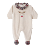 Babygrow laminado Wood com gola folho estampada da Baby Gi 1