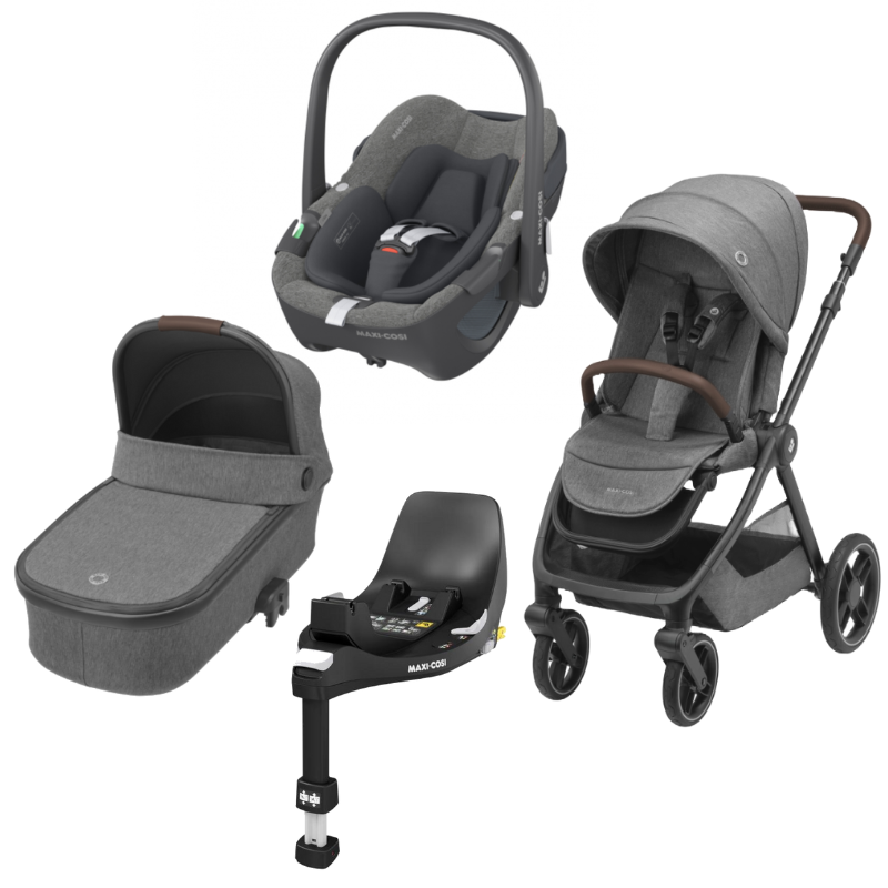 Oxford Pebble 360 Oria e familyfix 360º da Maxi Cosi