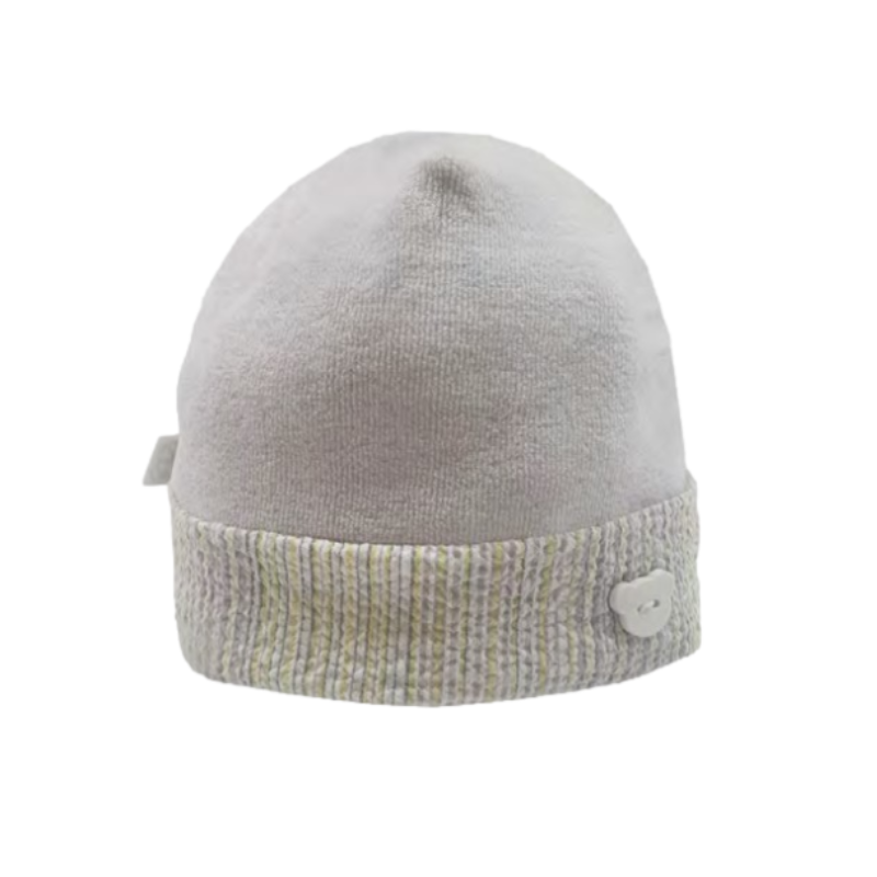 Gorro laminado Teddy cinza da Pim Pam Pum