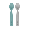 Conjunto de colheres Scoopers Aqua Green Powder Grey da Minikoioi