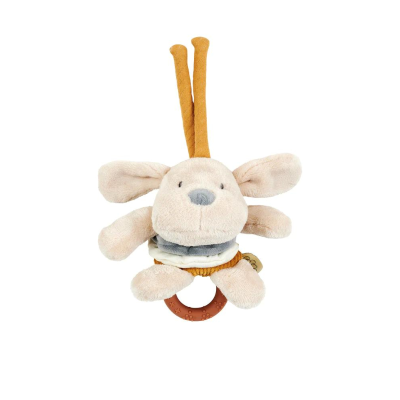 Peluche vibratório Charlie Baunilha da Nattou 3
