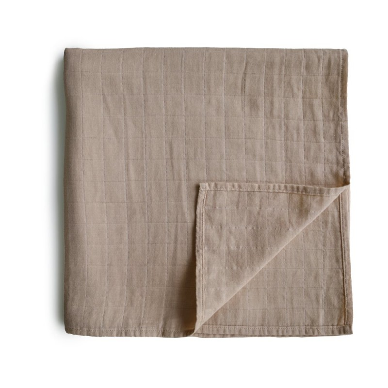 Musselina Soldid Natural 120cm x 120cm da Mushie 1 