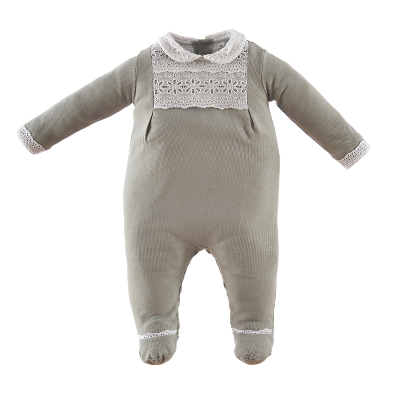 Babygrow de algodão Glamour 1 da Pim Pam Pum