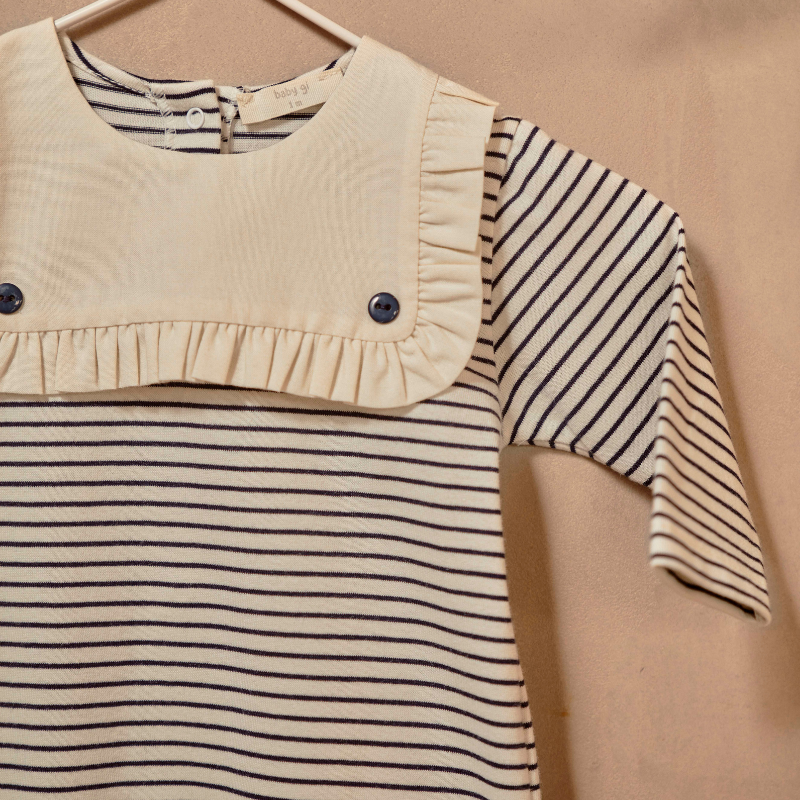 Babygrow com Folho Navy Marinho da Baby Gi 3