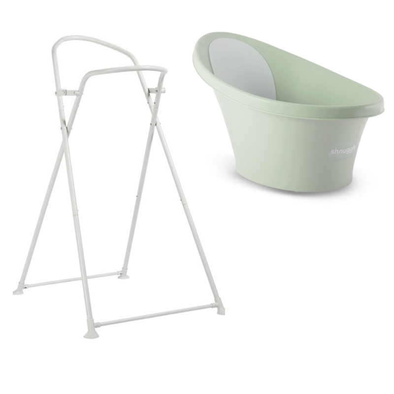 Banheira e suporte para bebé Mint da Shnuggle