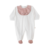 Babygrow com Laço Fresh Pérola/Rosa Velho da Baby Gi 1