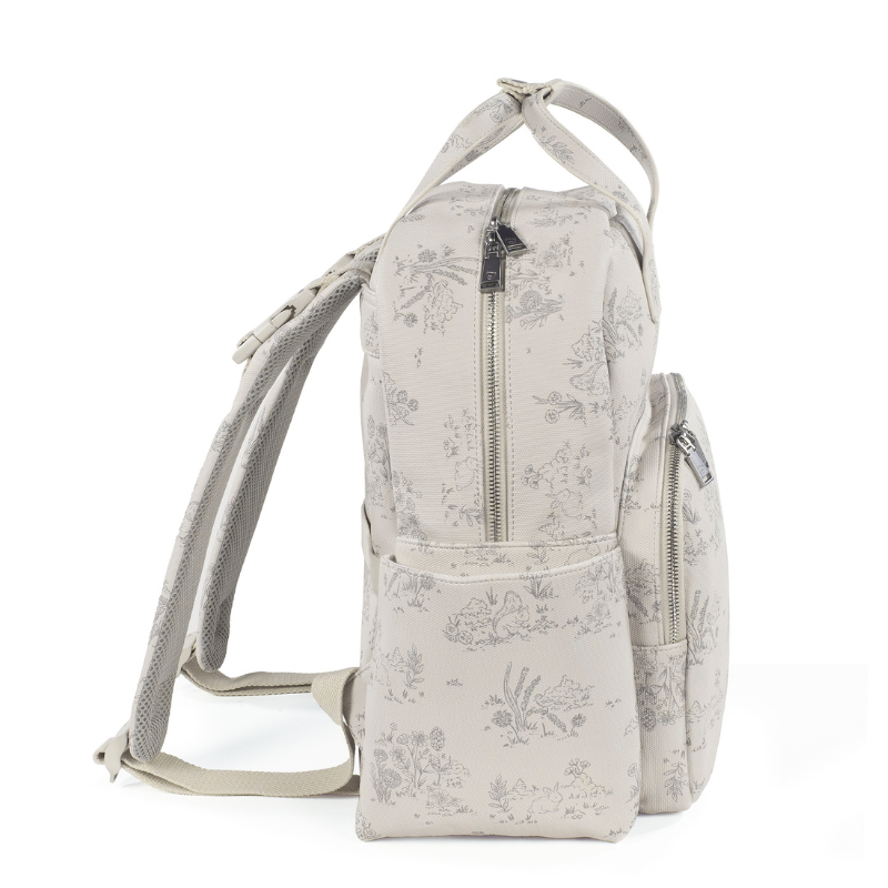 Mochila para bebé Toile de Jouy Cream da Pasito a Pasito 4