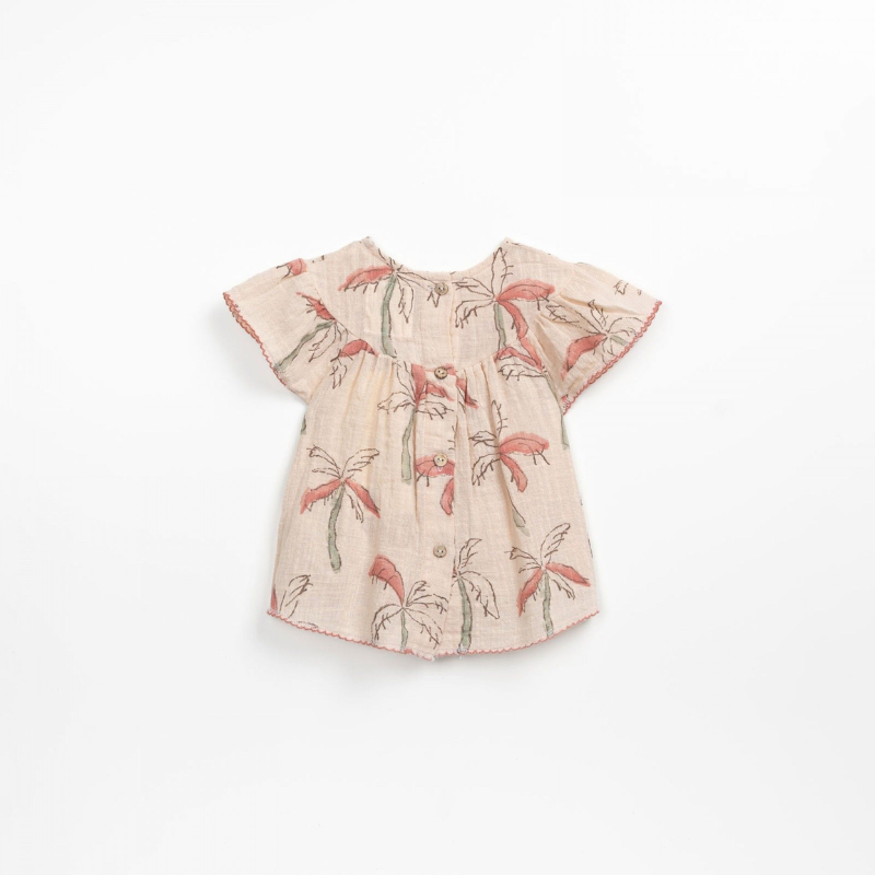 Blusa com Palmeiras Rosa da Play Up 2