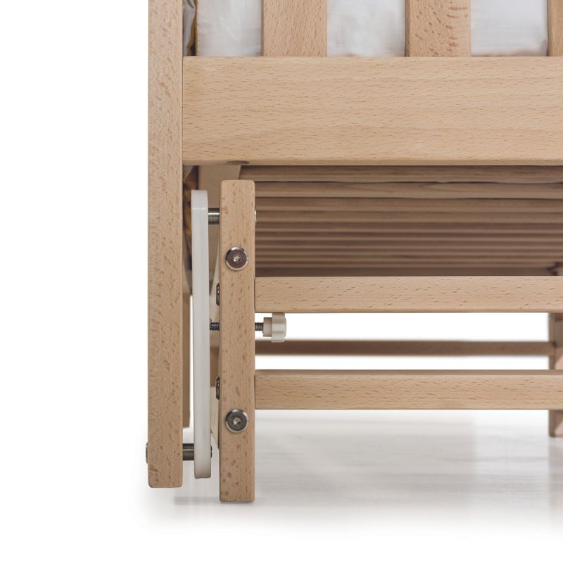 Cama de grades para bebé Annie Balance cera natural da Micuna 3
