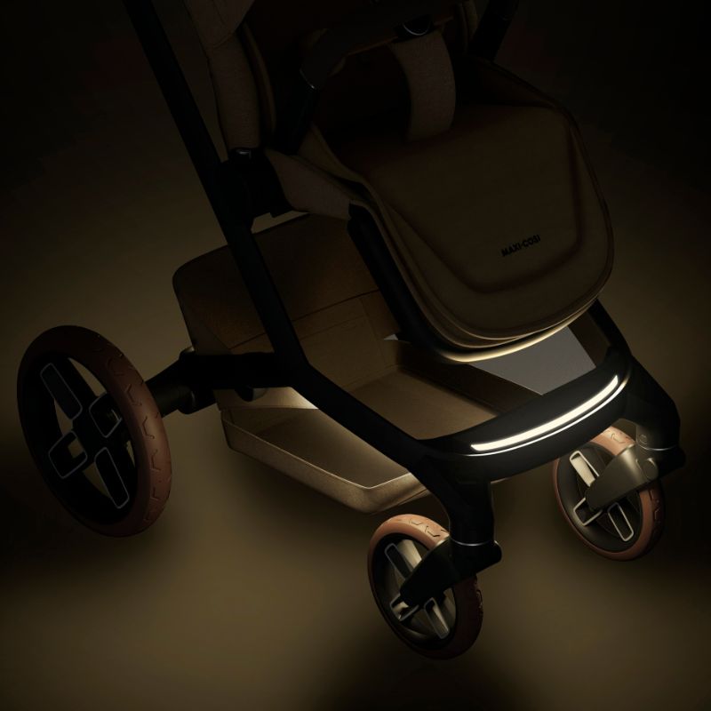 Conjunto carrinho Fame e cadeira auto Pebble 360º Pro ² Twillic Truffle da Maxi Cosi 3