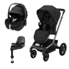 Carrinho Fame Pebble 360º Pro 2 Twillic Black e familyfix 360 Pro da Maxi Cosi 1
