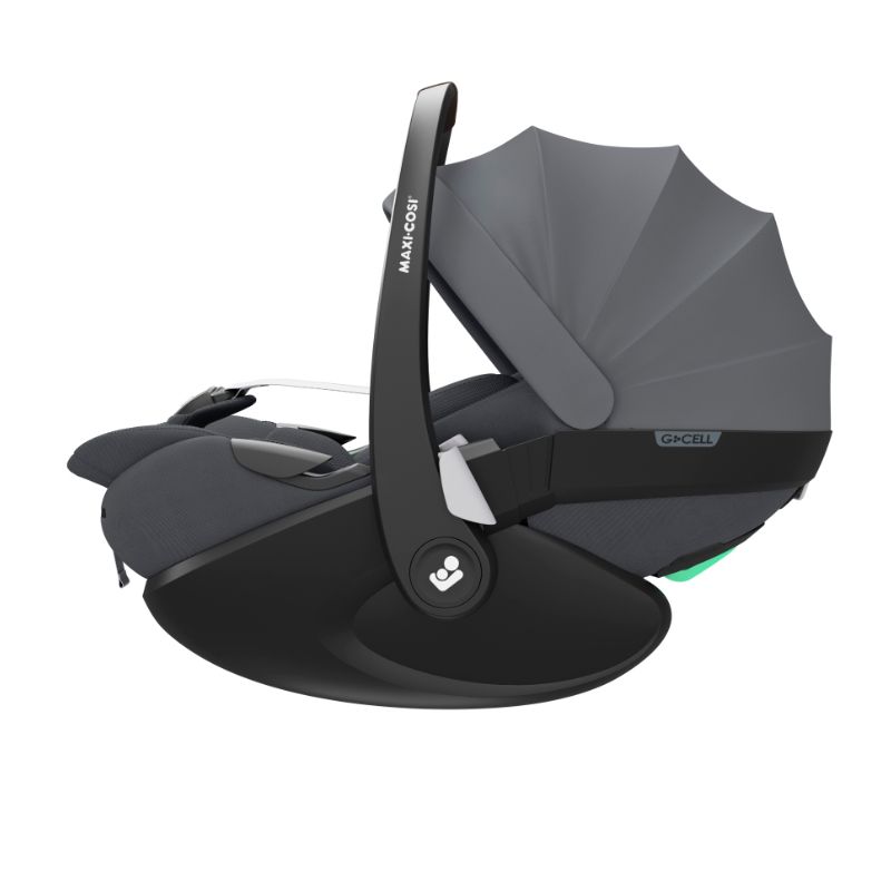 Carrinho Fame Pebble 360º Pro 2 Twillic Graphite e familyfix 360 Pro da Maxi Cosi 3