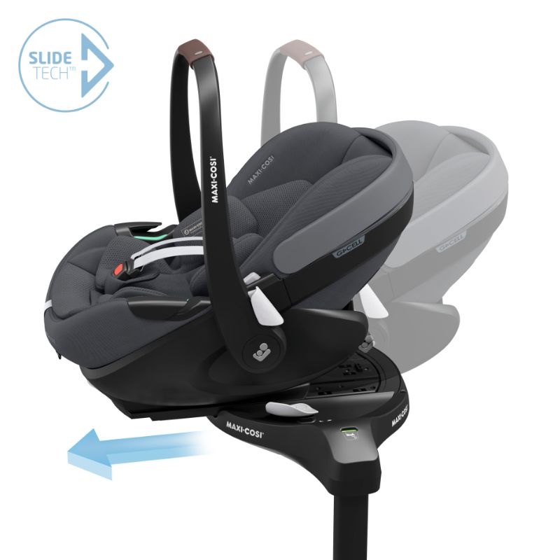 Carrinho Fame Pebble 360º Pro 2 Twillic Graphite e familyfix 360 Pro da Maxi Cosi 5