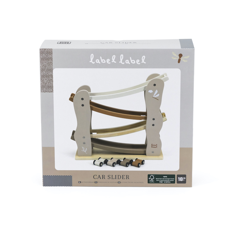 Rampa de carros de madeira Nougat da Label Label 6