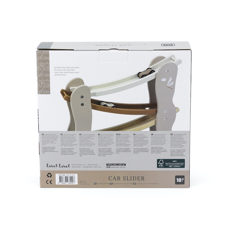 Rampa de carros de madeira Nougat da Label Label 7