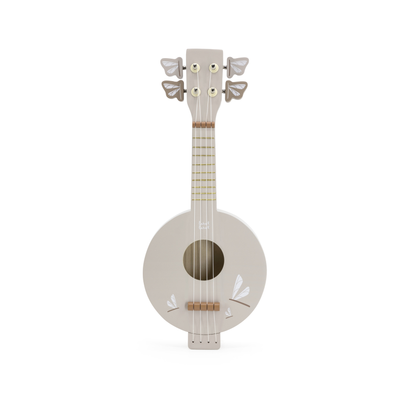 Banjo de madeira da Label Label