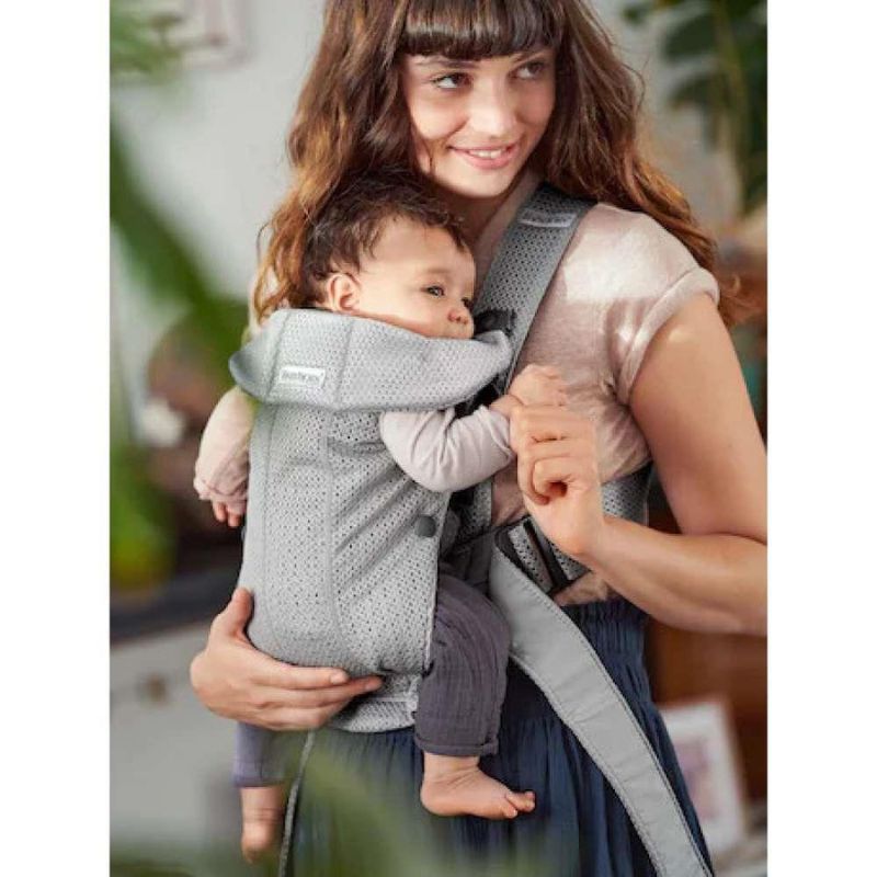 Porta bebés Mini Mesh Grey da Babybjorn 4