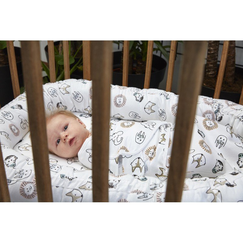 Swaddle ajustável Animal da Meyco Baby 3