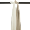 Pack de duas musselinas Bege Branco da Meyco Baby 1 