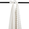 PAck de 2 muselinas Dot stripes sand da meyco baby 1