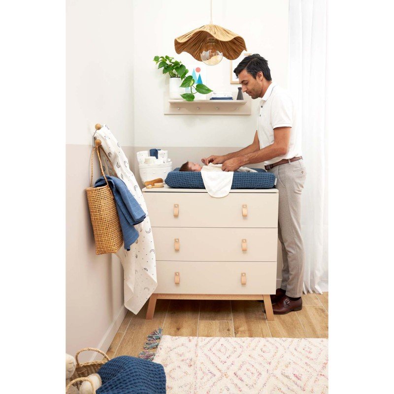 PAck de 2 musselinas Moon Indigo da meyco baby 4