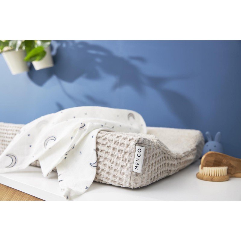pack de 3 musselinas indigo da Meyco Baby 3