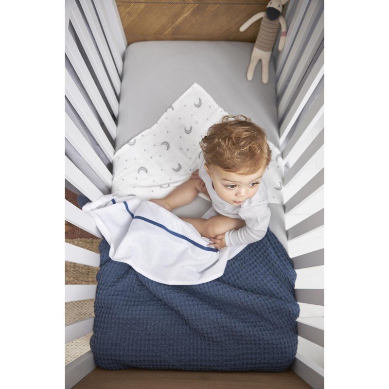 pack de 3 musselinas indigo da Meyco Baby 4