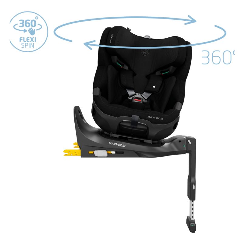 Cadeira auto i-Size Emerald 360º Pro Authentic Black da Maxi Cosi 6