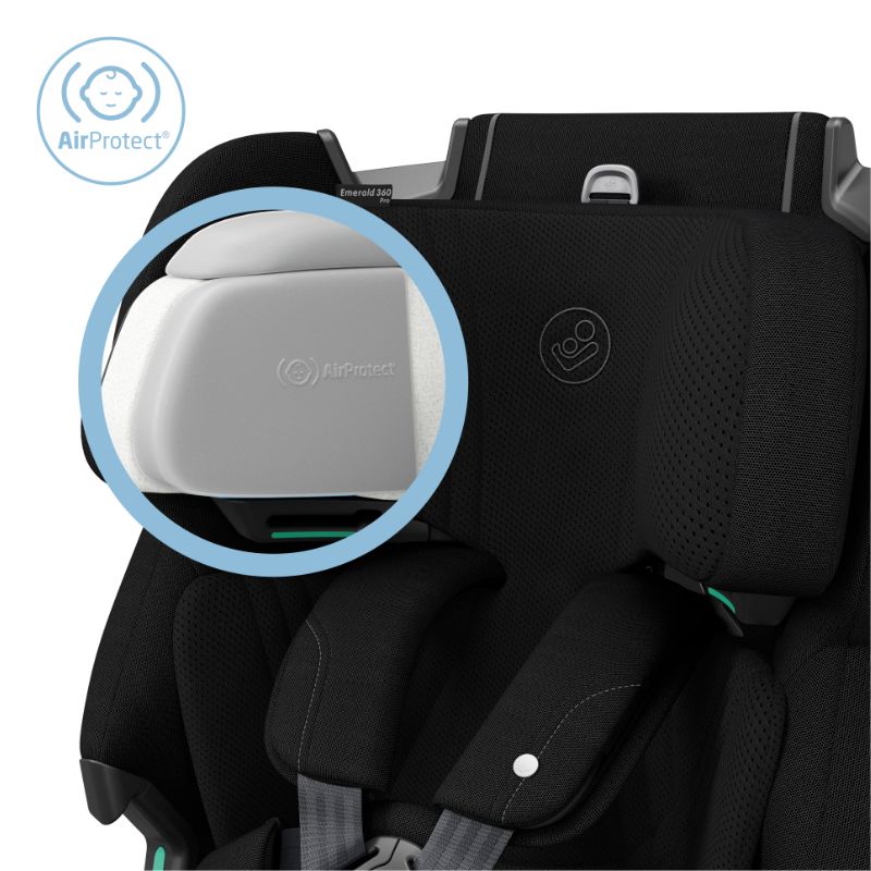 Cadeira auto i-Size Emerald 360º Pro Authentic Black da Maxi Cosi 9