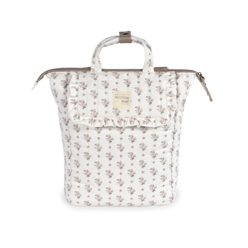 Mochila Botton Flores da Walking Mum